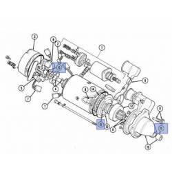 Komplet tulejek miedzianych rozrusznika Massey Ferguson 3113029R91