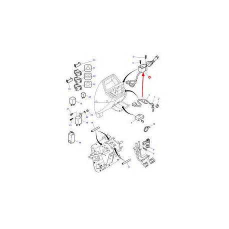 Włącznik wielofunkcyjny Massey Ferguson 3819617M91