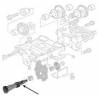 Wałek pompy oleju Massey Ferguson 3637593M1