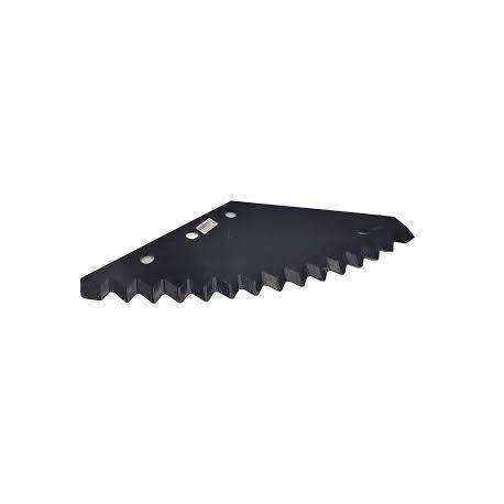 Nóż do paszowozu 530x250x6 grubość 6 mm uniwersalny,średnica otworu 19,5 mm