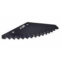 Nóż do paszowozu 530x250x6 grubość 6 mm uniwersalny,średnica otworu 19,5 mm