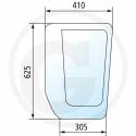 5089554 szyba przednia dolna lewa Case JX, New Holland TD