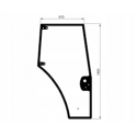 87620223 Szyba drzwi prawa Case JX, New Holland TD