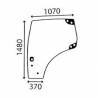 87560786 Szyba drzwi lewa Case, New Holland